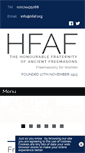Mobile Screenshot of hfaf.org