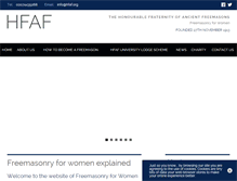 Tablet Screenshot of hfaf.org